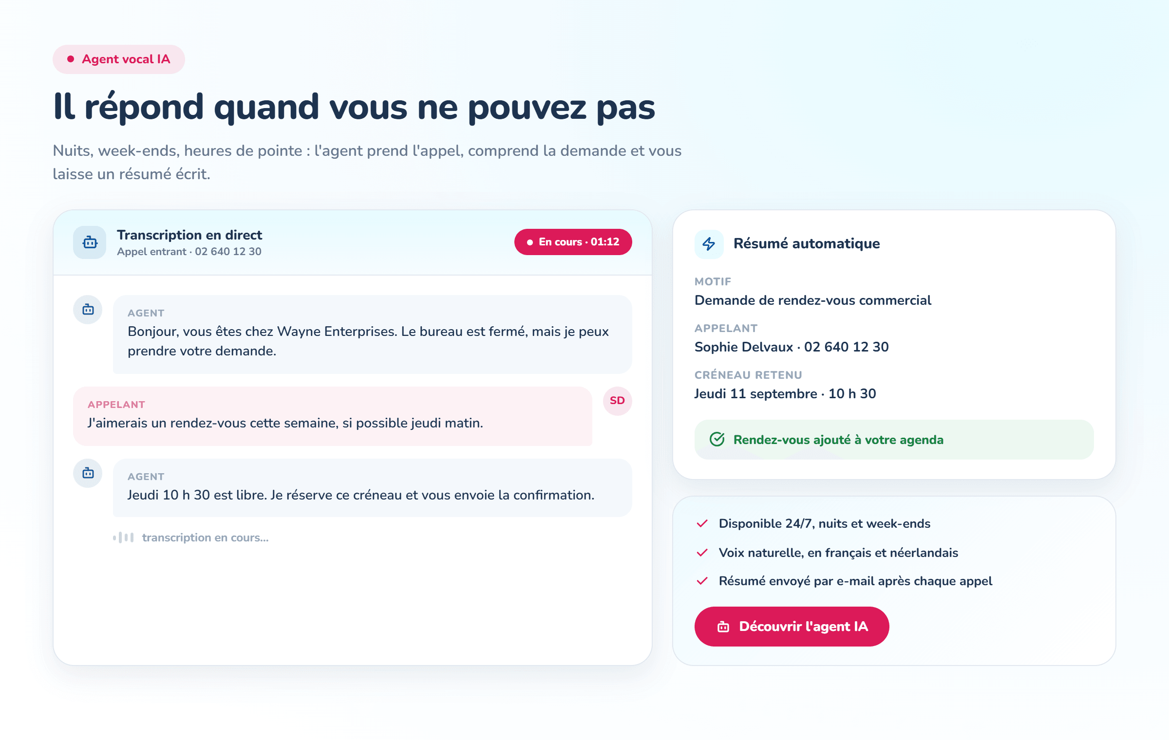 Des télécoms qui s'adaptent au rythme de