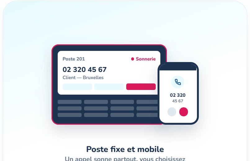 Alle functies van uw vaste telefoon, waar u ook bent