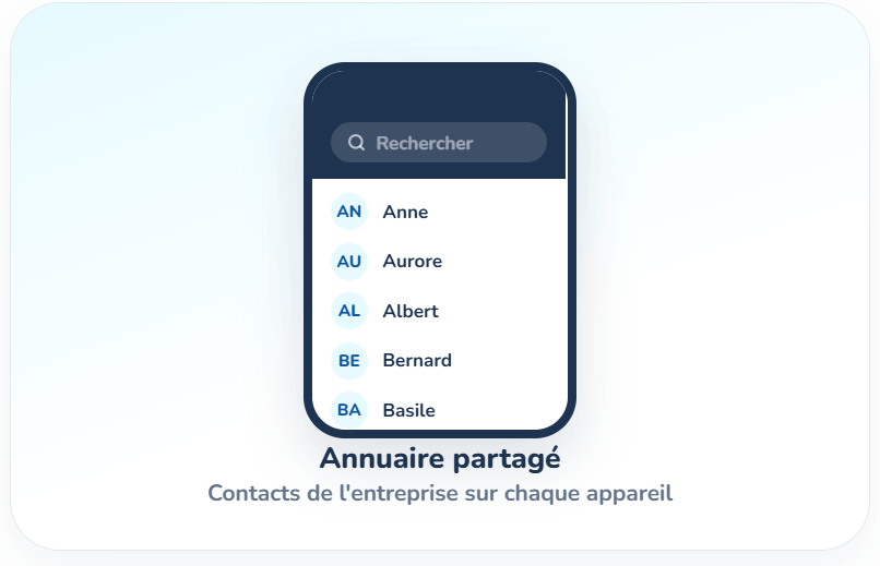 Al uw professionele contacten bereikbaar met één klik